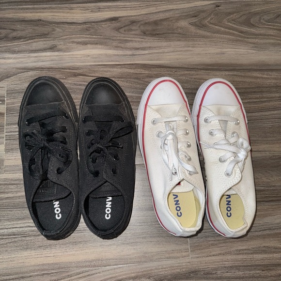 Converse Other - Converse Black and White Canvas Sneakers